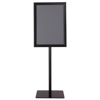 

11" x 17" Adjustable Aluminum Pedestal Poster Graphics Stand Holder-Black