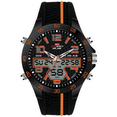 

KAT-WACH Mens Sports Watch Outdoor Military Wristwatch With LED Backlit 30m Water Resistance