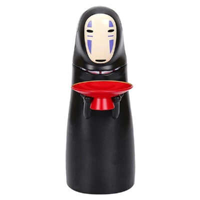 

Japanese Faceless Male Coins Bank Saving Box Sounding Mouth Open Moving Creative Toy Gift