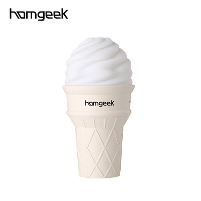 

Homgeek Indoor Car Office Air Humidifier Ice Cream-shaped Mini Creative USB Night Lamp Humidifier Timing Water Shortage Automatic