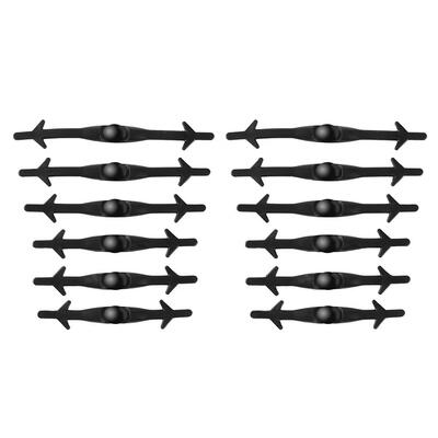 

12pcsSet Silicone Children Running No Tie Shoe Lace Elastic Shoelaces