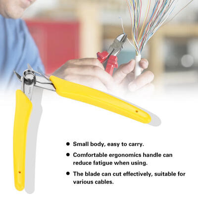 

Greensen 5in Electronic Diagonal Pliers Cable Side Cutting Nippers Wire Cutter Tool