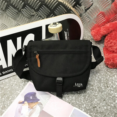 

Waterproof canvas bag girl with one shoulder&oblique Bag