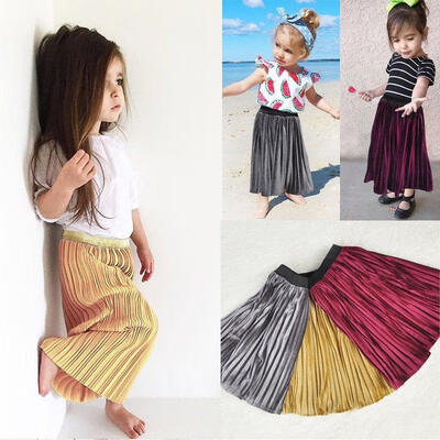 

Toddler Baby Girl Kid Princess Dress Wedding Party Kids Tulle Tutu Pleated Skirt