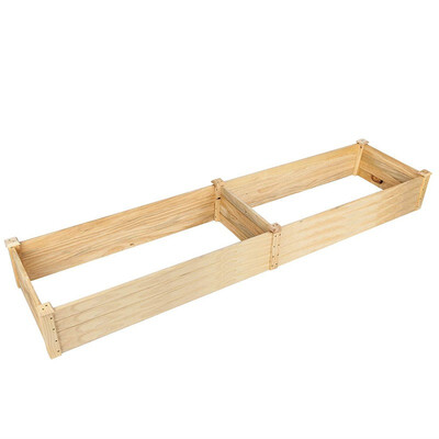

Ktaxon Natural Wooden Raised Garden Bed 96"x24"x10
