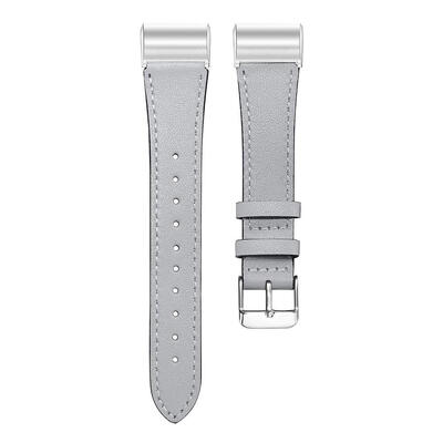 

Leather Adjustable Watchband Smart Bracelet Wrist Strap for Fitbit Charge 3