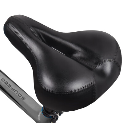 

Yaphtes bicycle seat mountain bike shock absorber seat thickened sponge saddle bicycle dead fly universal seat comfortable seat cushion riding equipment accessories pure black
