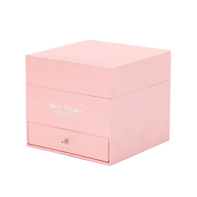 

Engagement Ring Necklace Holder Paper Box Drawer Jewelry Surprise Gift Case