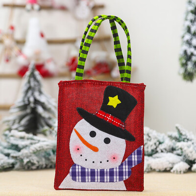 

〖Follure〗Christmas Candy Bag Santa Claus Snowmen Gift Bag Children Storage Bag