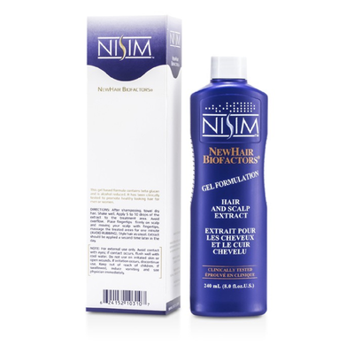 

NISIM - NewHair Biofactors Hair&Scalp Extract with AnaGain - Gel Formulation Normal to Dry 240ml8oz