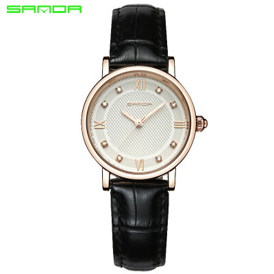 

7 fashion waterproof quartz simple belt couple watch