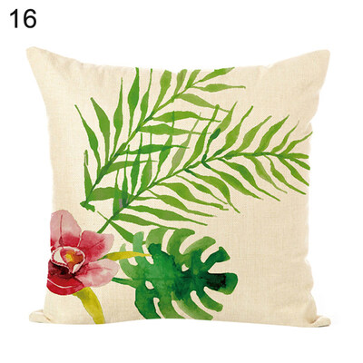 

Sparse Monstera Leaves Square Throw Pillow Case Cushion Cover Sofa Bed Car Decor