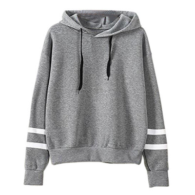 

Autumn Color Stitching Harajuku Women Hoodies Pullover Fleece Loose Female Patchwork Casual Round Neck Sweatshirt