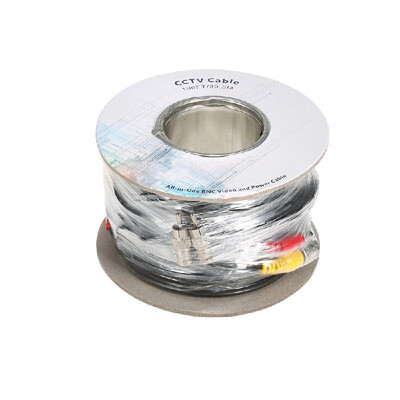 

Video Power BNC Cable 150ft 457m for Analog AHD Surveillance CCTV Camera DVR Kit
