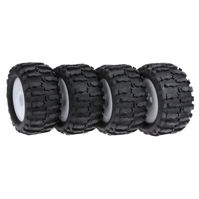 

4pcs RC 18 Universal Vehicle Model Rectangular Strip Tyres for Crawler