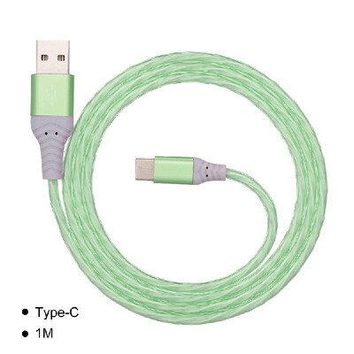 

USB Cable for Huawei P20 P30 Xiaomi Mobile Phone Type C Fast Charging Cable Streamer Data Line Magic light Charging Cable