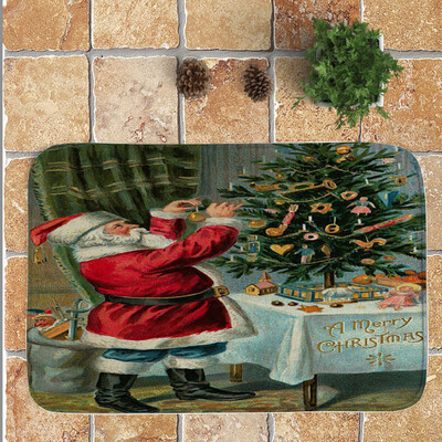 

〖Follure〗Merry Christmas Welcome Doormats Indoor Home Carpets Decor 40x60CM