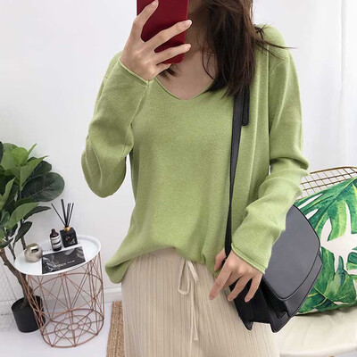 

2019 Cashmere Knitted Sweater Women Pullovers Turtleneck Autumn Winter Basic Women Sweaters Korean Style loose Black sweater