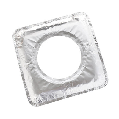 

10Pcs Gas Cooker Hob Mat Aluminum Foil High Temperature Resistant Anti-oil Pad