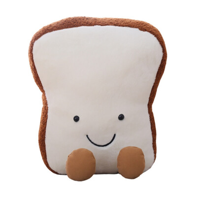 

Stuffed Plush Toys Cartoon Bread Toast Pillow Throw Pillow Decorative Cushion