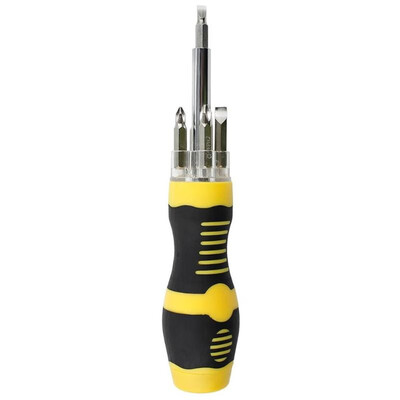 

Multi-function LED Lighting Screwdriver with 5 Screwdrivers Adapters Tools