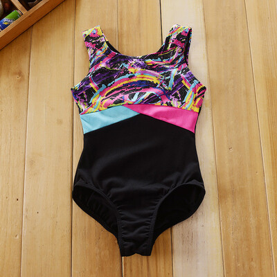 

Kids Girls Gymastics Leotard Dance Ballet Training Bodysuit Dancewear One Piece