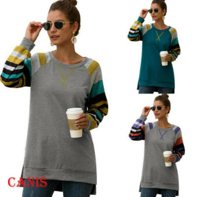 

Womens Long Sleeve Shirts Blouse Sweater Ladies Sweatshirt Jumper Pullover Tops