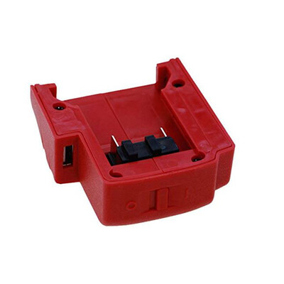 

〖Follure〗USB Ports Battery Charger Adapter Adaptor For Milwaukee 49-24-2371 M18