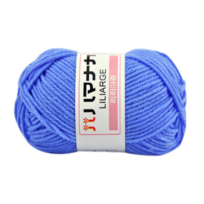 

Gobestart 1PC 25g Chunky Colorful Hand Knitting Milk Cotton Crochet Knitwear Wool A