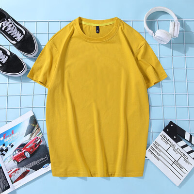 

KSENV round neck short sleeve mens t-shirt 2019 new ice silk cotton youth trend 11195