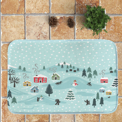 

〖Follure〗Merry Christmas Welcome Doormats Indoor Home Carpets Decor 40x60CM