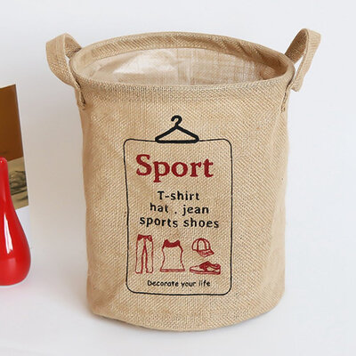

Linen Basket for Dirty Clothes Laundry Basket Foldable Box Storage Basket Pouch