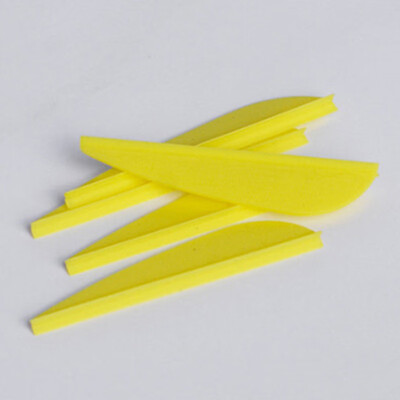 

50Pack 175 Inch Arrow Vanes Rubber Fletching Archery Bow Parts 4 Color Choose