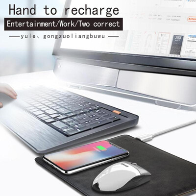 

Universal Wireless Charging Mouse Pad Mat for iPhone Samsung Android Phone
