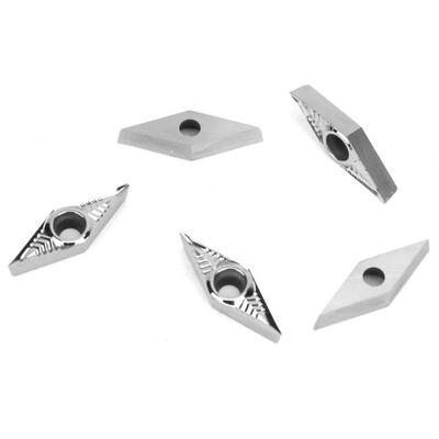 

Greensen 10Pcs VCGT160404-AK Carbide Insert Blade CNC Lathe Cutter Turning Tool for Aluminum Copper