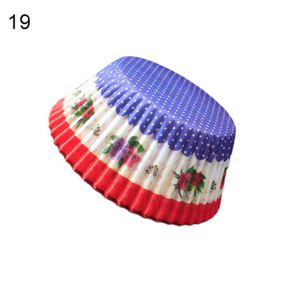 

100Pcs Lovely Cupcake Cake Paper Cup Baking Chocolate Glutinous Rice Tray Decor