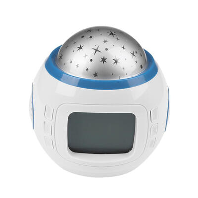 

Music Starry Star Snooze Alarm Clock Kids Room Calendar Light Projector