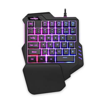 

G92 Wired Gaming Keypad with Backlight Function 35 Keys One-handed Membrane Keyboard