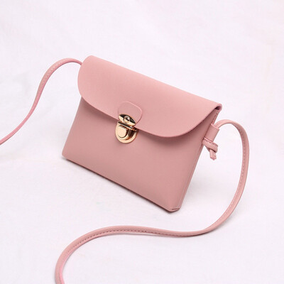

Bags For Women 2019 Fashion Girls Casual Faux Leather Shoulder Bag Tote Messenger Zipper Candy Solid Color Satchel Handbag