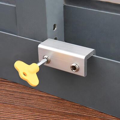 

〖Follure〗5PCPro Aluminum Alloy Window Lock Translation Child Safety Protection Anti-theft