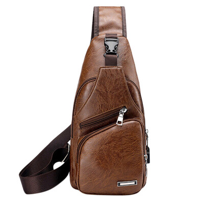 

Tailored Mens Shoulder Bag Charging Bag Sports Usb Chest Bag Outdoor Package