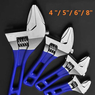 

Adjustable Wrench Short Shank Opening 4 5 6 8 Light-weight Home Hand Tool