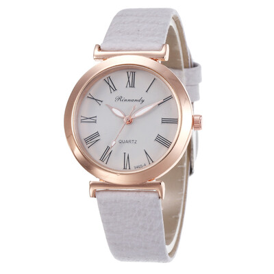 

Roman digital student wild fashion leather watch ladies literary simple watch