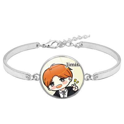 

Kpop BTS Bangtan Boys Alloy Wristband Bracelet Hot Gift for ARMY