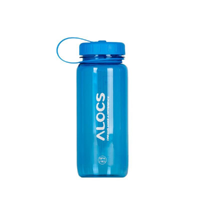 

650ml ALCOS WS-B04 Outdoor Portable Translucent BPA Free Tritan Sports Water Bottle with Filter Cover Cycling Hiking Camping Trave