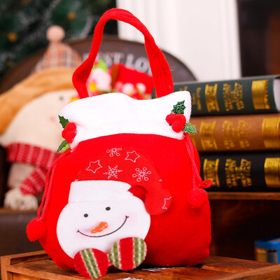 

Tailored Christmas Candy Tote Bags Childrens Kindergarten Mall Christmas Apple Gift Bag