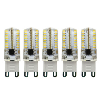 

ZHENMING 5PCS 3W G9 Led Bulb Dimmable AC110V 3014 SMD 64 - LED Mini Corn Bulb