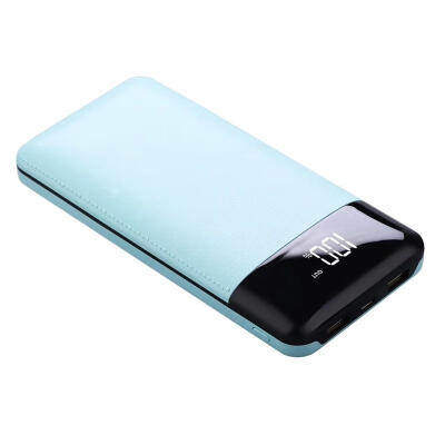 

10000mah Power Bank External Battery PoverBank 2 USB LED Powerbank Portable Charger Ultra-thin Digital Display Power Ban