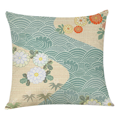 

〖Follure〗100 NEW 2019 Fish Series 45x45cm Linen Pillow Pillowcase Home Decorative