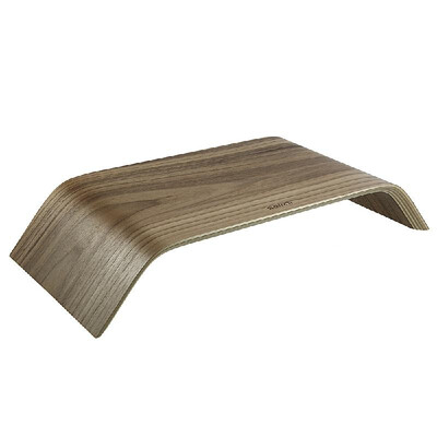 

SAMDI Universal Desktop Computer Monitor Heighten Wooden Stand Dock Holder Display Bracket for iMac PC Notebook Laptop